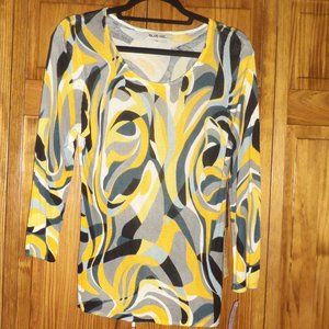 BLUE ICE multi color thin sweater sz XL junior - NWT